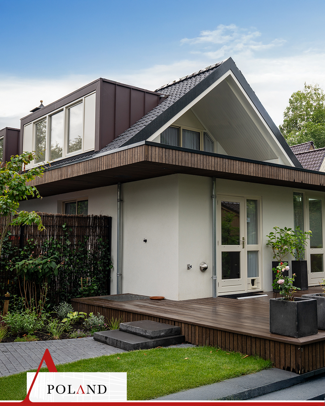 Modernisering met bamboe gevelbekleding